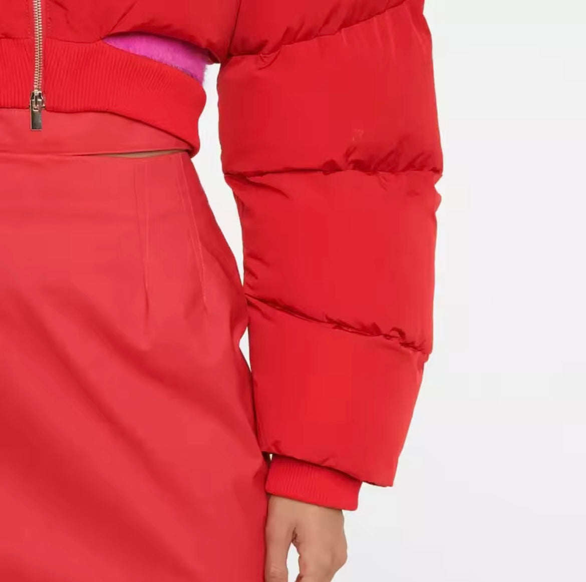 Crop Buffer Puffer Jacket