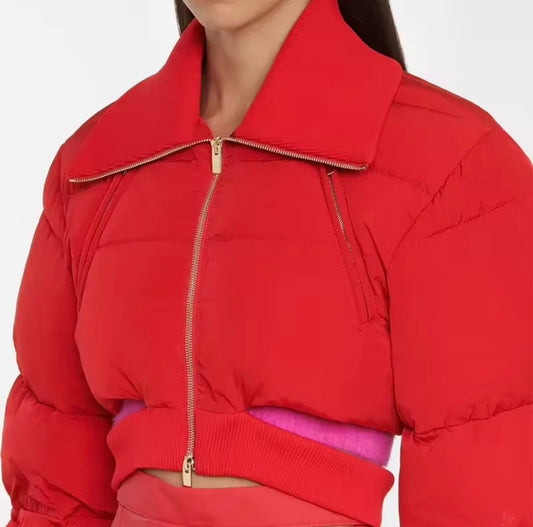 Crop Buffer Puffer Jacket