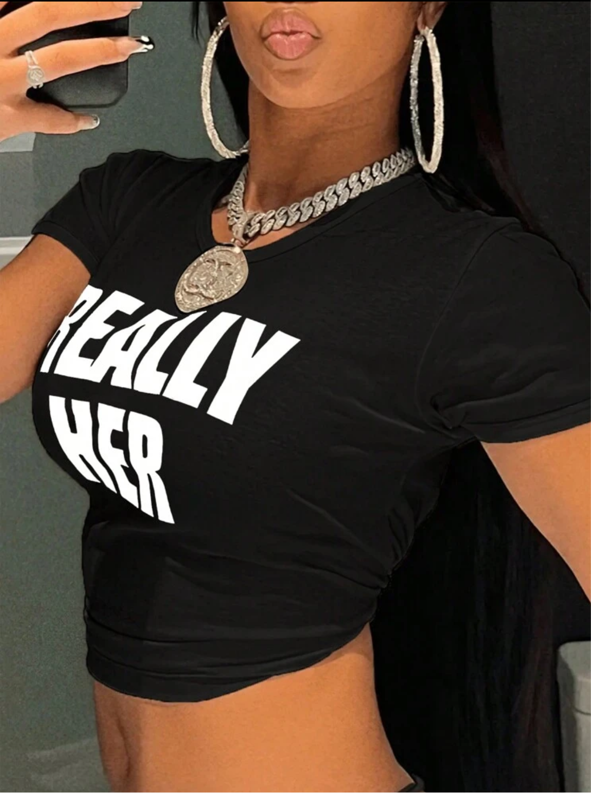 REALLY HER Crop T-Shirt